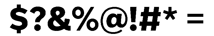 IvyStyle Sans Bold Font OTHER CHARS