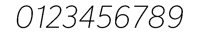 IvyStyle Sans Italic Font OTHER CHARS