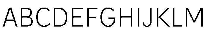IvyStyle Sans Light Font UPPERCASE