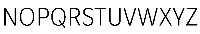IvyStyle Sans Light Font UPPERCASE