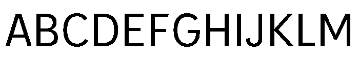 IvyStyle Sans Regular Font UPPERCASE