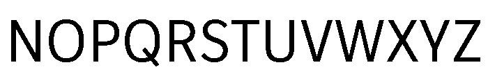IvyStyle Sans Regular Font UPPERCASE
