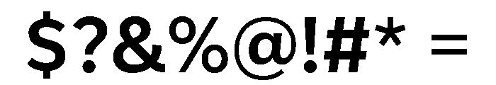 IvyStyle Sans Semi Bold Font OTHER CHARS