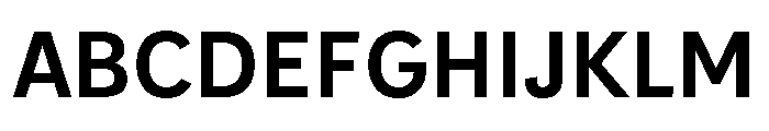 IvyStyle Sans Semi Bold Font UPPERCASE