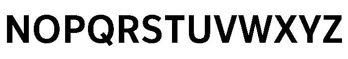 IvyStyle Sans Semi Bold Font UPPERCASE