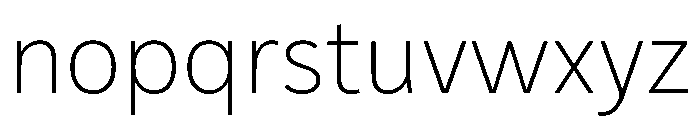 IvyStyle Sans Font LOWERCASE