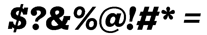 IvyStyle Typewriter Bold Italic Font OTHER CHARS