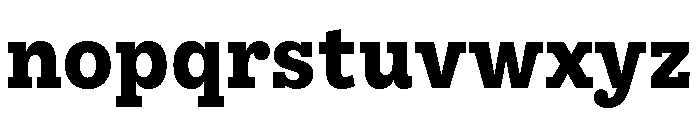IvyStyle Typewriter Bold Font LOWERCASE