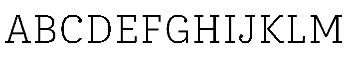 IvyStyle Typewriter Light Font UPPERCASE