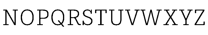 IvyStyle Typewriter Light Font UPPERCASE
