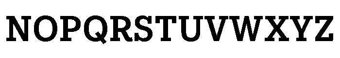 IvyStyle Typewriter Semi Bold Font UPPERCASE