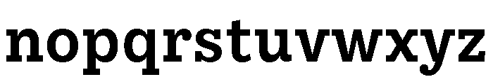 IvyStyle Typewriter Semi Bold Font LOWERCASE