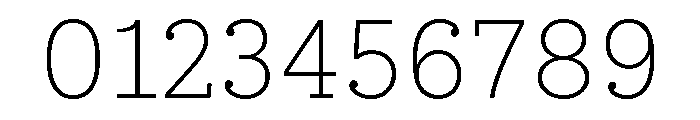 IvyStyle Typewriter Thin Font OTHER CHARS