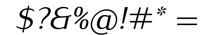 Iwona-Italic Font OTHER CHARS