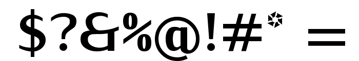 IwonaCondHeavy-Regular Font OTHER CHARS