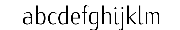 IwonaCondLight-Regular Font LOWERCASE