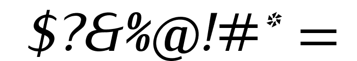 IwonaCondMedium-Italic Font OTHER CHARS