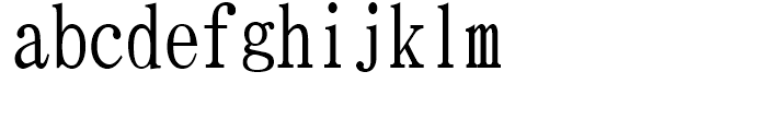 Iwata K News MIWA Medium Font LOWERCASE