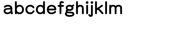 Iwata Maru Gothic Demibold Font LOWERCASE