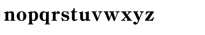 Iwata Mincho Old Heavy Font LOWERCASE