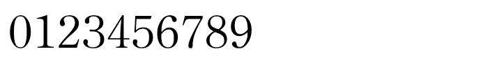 Iwata Mincho Old Thin Font OTHER CHARS