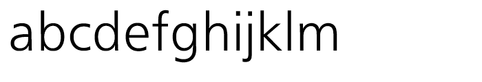 Iwata UD Gothic Display Thin Font LOWERCASE