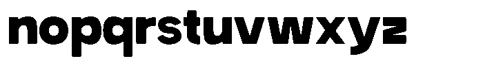 Iwagumi Sans Black Font LOWERCASE