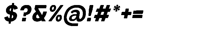 Iwagumi Sans Bold Italic Font OTHER CHARS