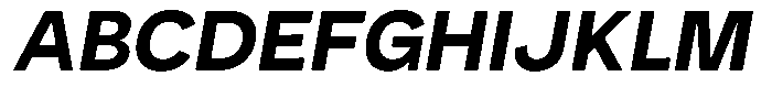 Iwagumi Sans Bold Italic Font UPPERCASE