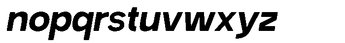 Iwagumi Sans Bold Italic Font LOWERCASE