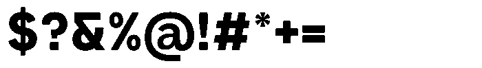 Iwagumi Sans Bold Font OTHER CHARS