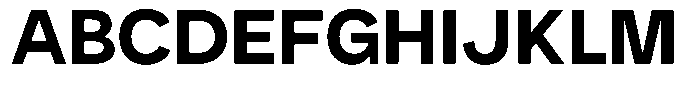 Iwagumi Sans Bold Font UPPERCASE
