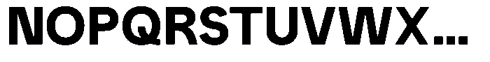 Iwagumi Sans Bold Font UPPERCASE