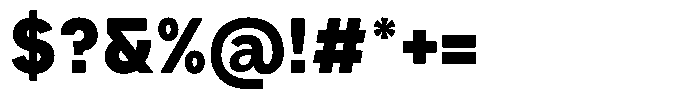 Iwagumi Sans Extra Bold Font OTHER CHARS
