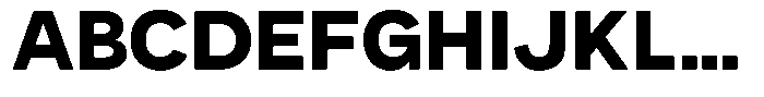 Iwagumi Sans Extra Bold Font UPPERCASE