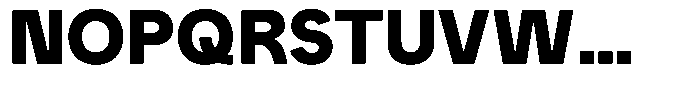 Iwagumi Sans Extra Bold Font UPPERCASE