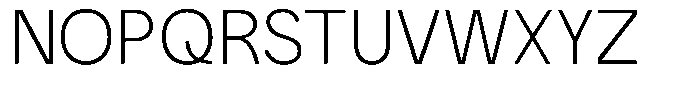 Iwagumi Sans Extra Light Font UPPERCASE