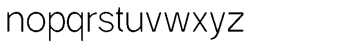 Iwagumi Sans Extra Light Font LOWERCASE