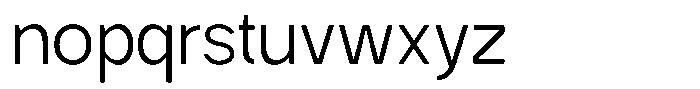 Iwagumi Sans Light Font LOWERCASE