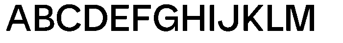Iwagumi Sans Medium Font UPPERCASE