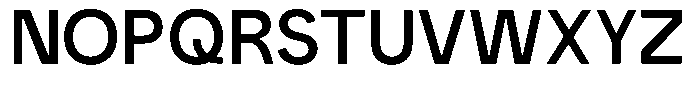 Iwagumi Sans Medium Font UPPERCASE