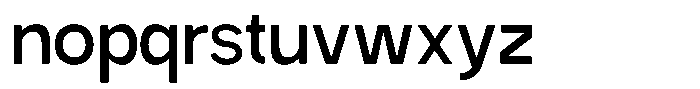 Iwagumi Sans Medium Font LOWERCASE