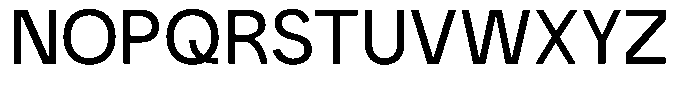 Iwagumi Sans Regular Font UPPERCASE