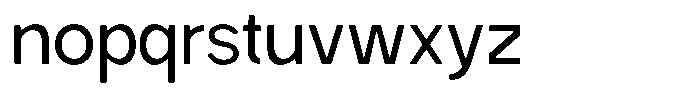 Iwagumi Sans Regular Font LOWERCASE
