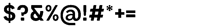 Iwagumi Sans Semi Bold Font OTHER CHARS