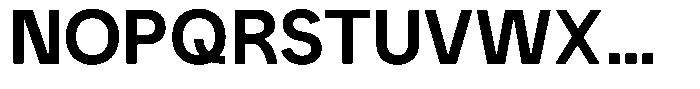 Iwagumi Sans Semi Bold Font UPPERCASE