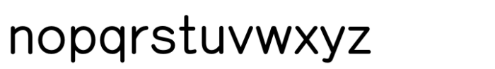Iwata GMaru Gothic Pro Medium Font LOWERCASE
