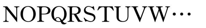 Iwata GMincho Pro Medium Font UPPERCASE