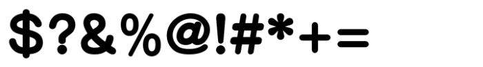 Iwata Maru Gothic Pro Bold Font OTHER CHARS