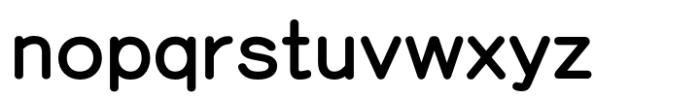 Iwata Maru Gothic Pro Demibold Font LOWERCASE